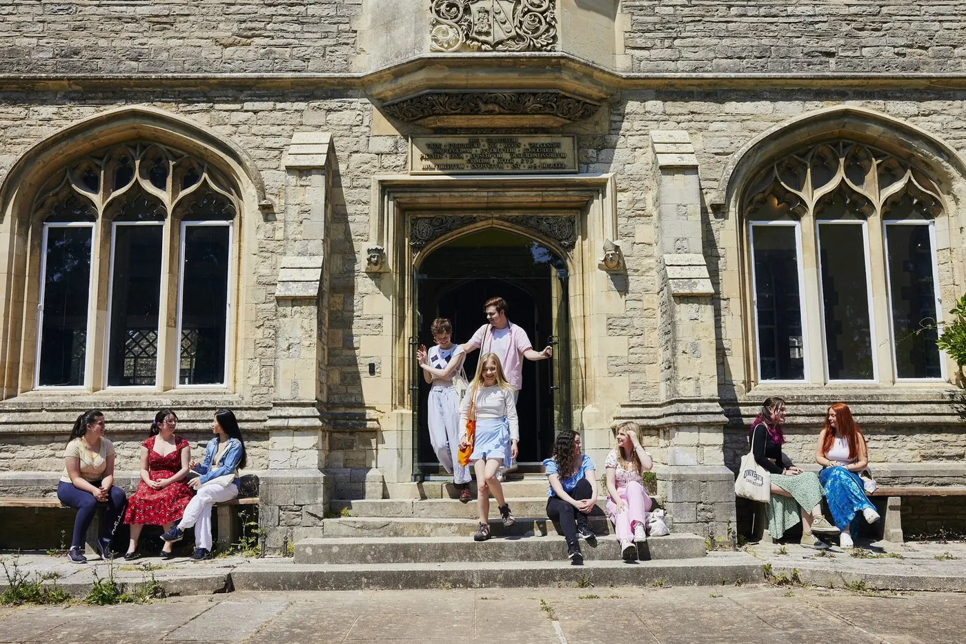 University of Chichester students on campus